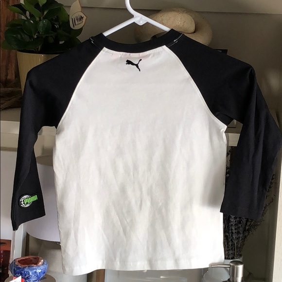 Puma Raglan Long Sleeve T-shirt - Picture 2 of 2